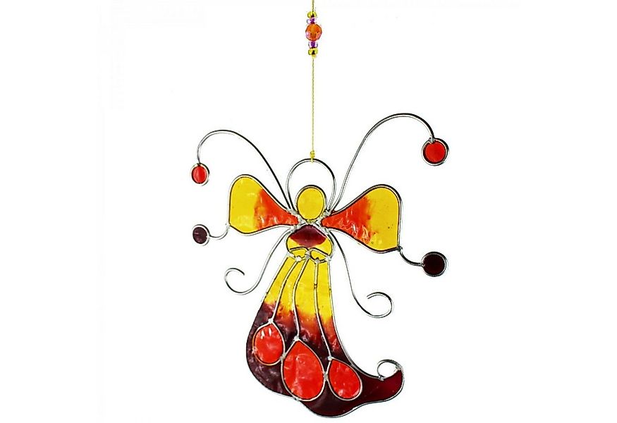 mitienda Fensterdekoration Fensterdeko Engel gelb/lila/orange, Fensterschmu günstig online kaufen