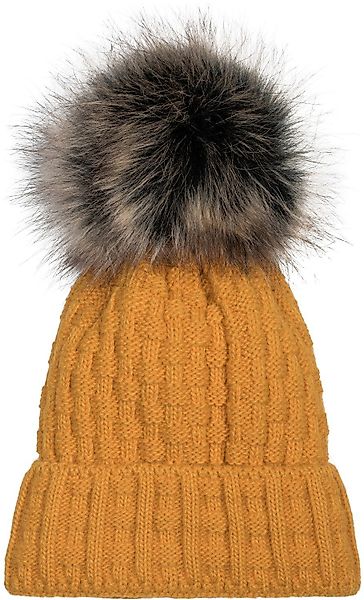 styleBREAKER Bommelmütze Strick Bommelmütze mit Flecht günstig online kaufen