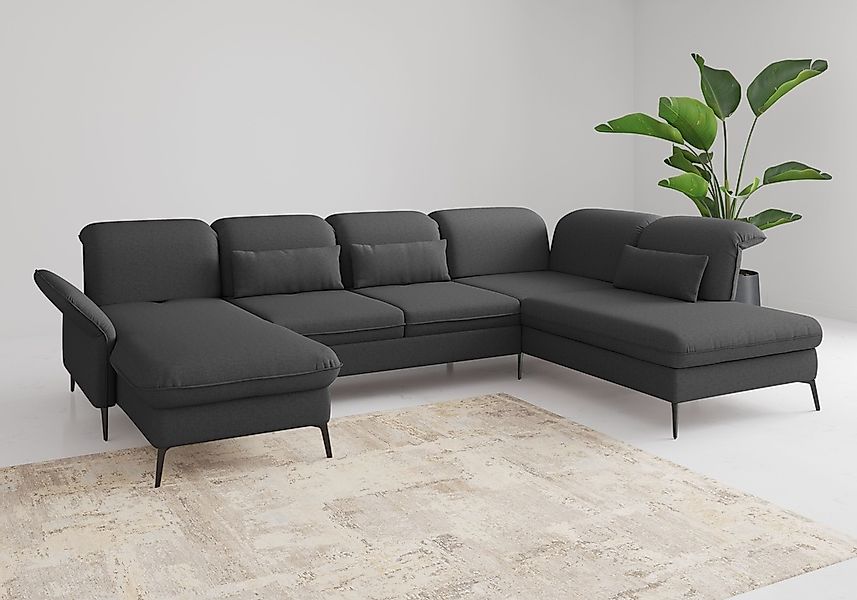 sit&more Wohnlandschaft "Emely, inkl. Sitztiefenverstellung" wahlweise mit günstig online kaufen