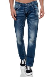 Rusty Neal Straight-Jeans "RUBEN 42" mit angesagten Ziernähten günstig online kaufen
