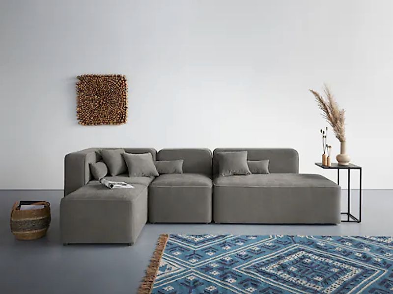 Home affaire Ecksofa »Sundstrup L-Form« Modulserie, individuelle Zusammenst günstig online kaufen
