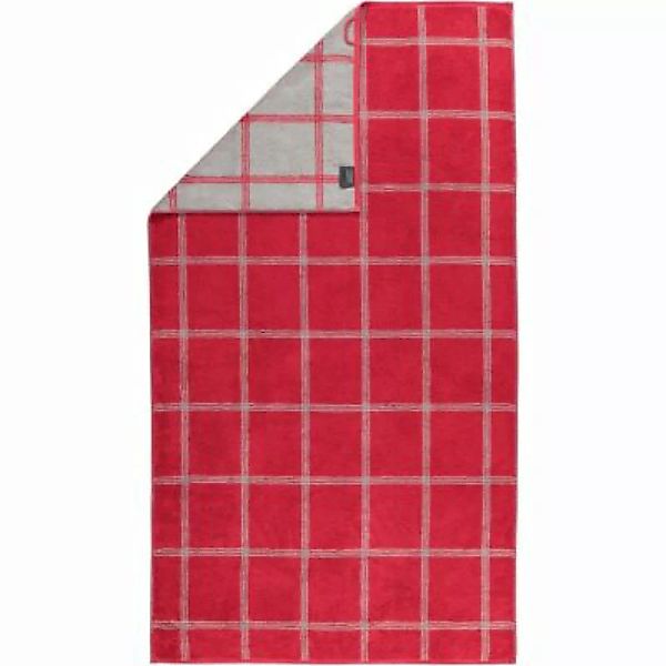 Cawö Handtücher Luxury Home Two-Tone Grafik 604 bordeaux - 22 Handtücher ro günstig online kaufen