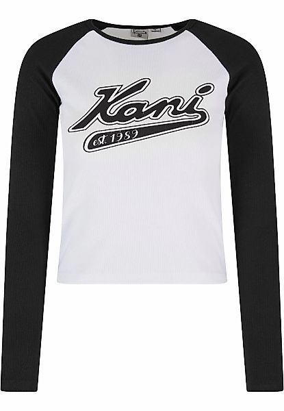 Karl Kani T-Shirt "Karl Kani Damen KW241-043-3 KK Varsity Crop Block Rib Ls günstig online kaufen