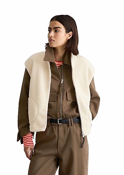 Marc OPolo DENIM Sweatweste "aus recyceltem Polyester" günstig online kaufen