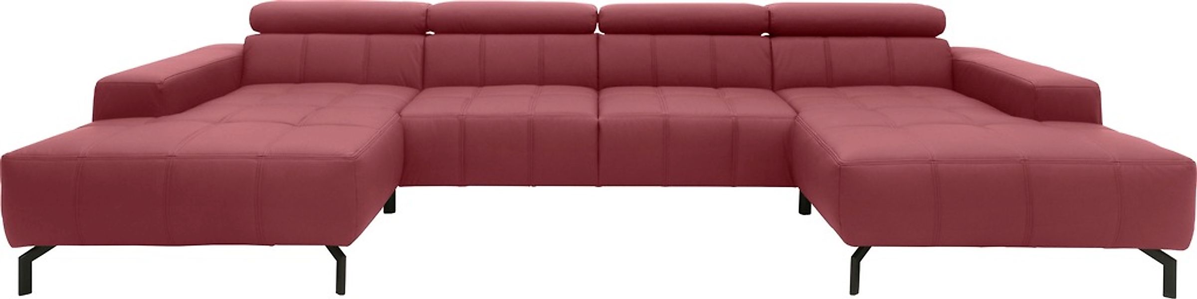 DOMO collection Wohnlandschaft "Cunelli tolle Sitznähte als Designelement, günstig online kaufen