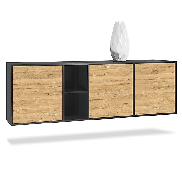 Vladon Sideboard Cuba (Kommode, mit 3 günstig online kaufen