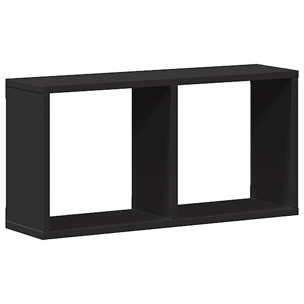 vidaXL Regal Wandschrank 60x16x30 cm Schwarz günstig online kaufen
