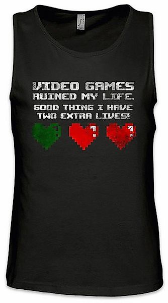 Urban Backwoods Tanktop Video Games Ruined My Life Ärmelloses T-Shirt Gamer günstig online kaufen