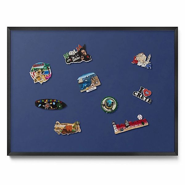 Tulup Magnettafel Reisemagnete Magnetboard Farbe Marineblau 80x60 cm Magnet günstig online kaufen