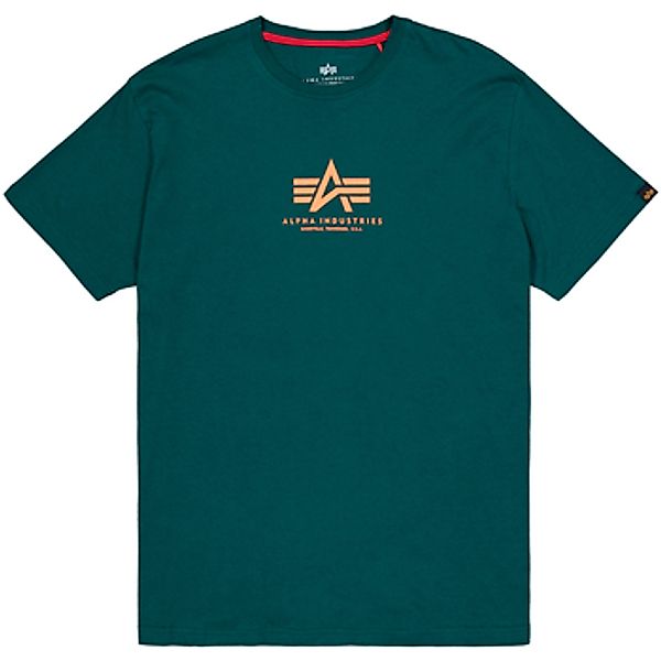 Alpha Industries  T-Shirts & Poloshirts Basic T-Shirt ML - Force Green günstig online kaufen