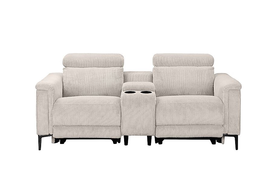Places of Style 2-Sitzer »Lund in Cord, 2er-Kinosofa, TV-Sessel, Multimedia günstig online kaufen