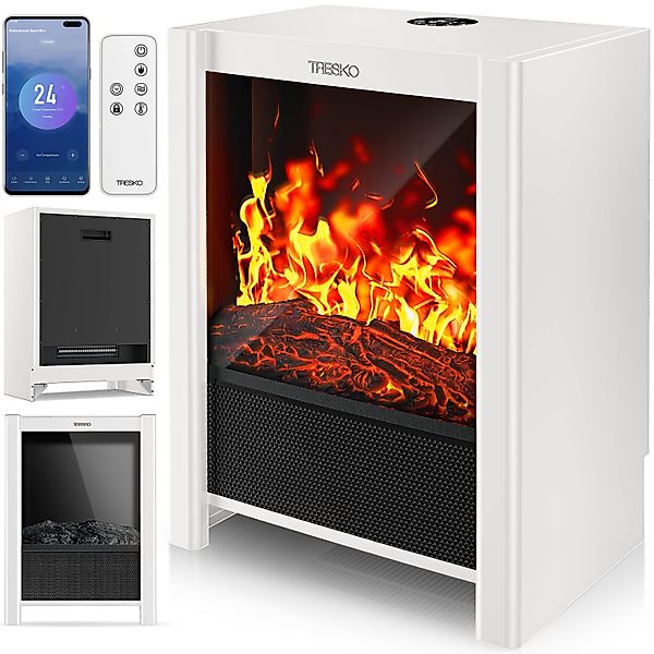 TRESKO Elektrokamin Elektrokamin mit Heizung & günstig online kaufen