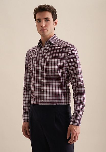 seidensticker Flanellhemd "Regular", Regular Langarm Button-Down-Kragen Kar günstig online kaufen