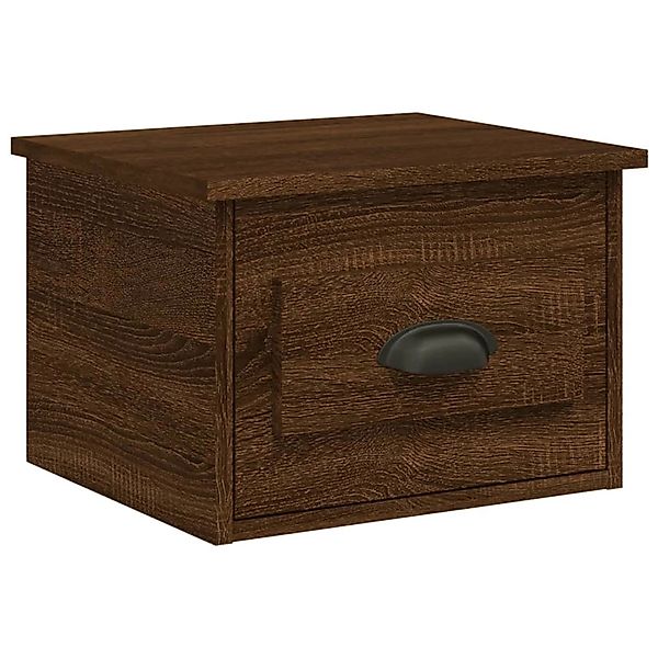 vidaXL Nachttisch Wand-Nachttisch Braun Eichen-Optik 41,5x36x28 günstig online kaufen