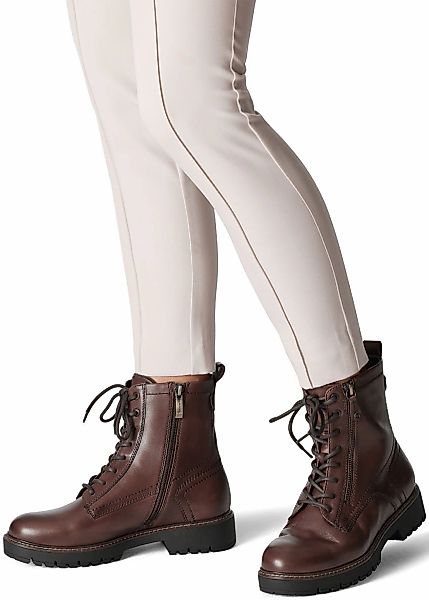 Tamaris Schnürboots, Blockabsatz, Schnürstiefelette, Combat-Boots mit günstig online kaufen