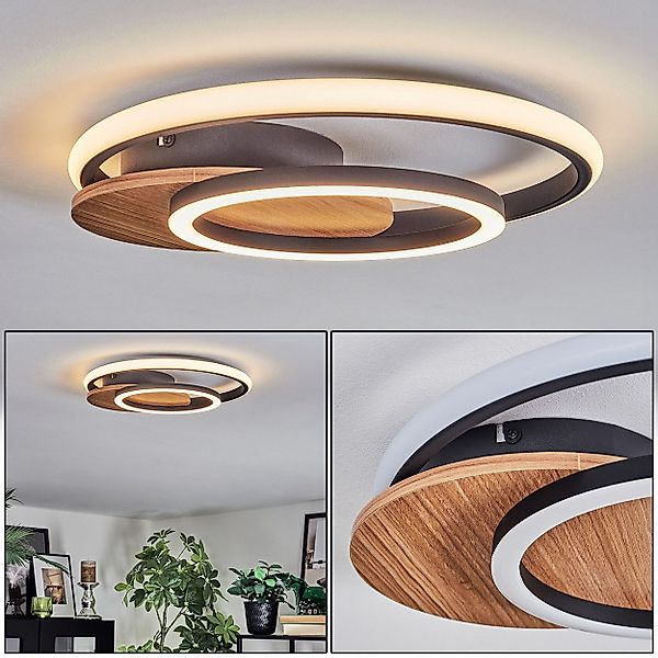 hofstein Deckenleuchte Deckenlampe aus Metall/Kunststoff in günstig online kaufen
