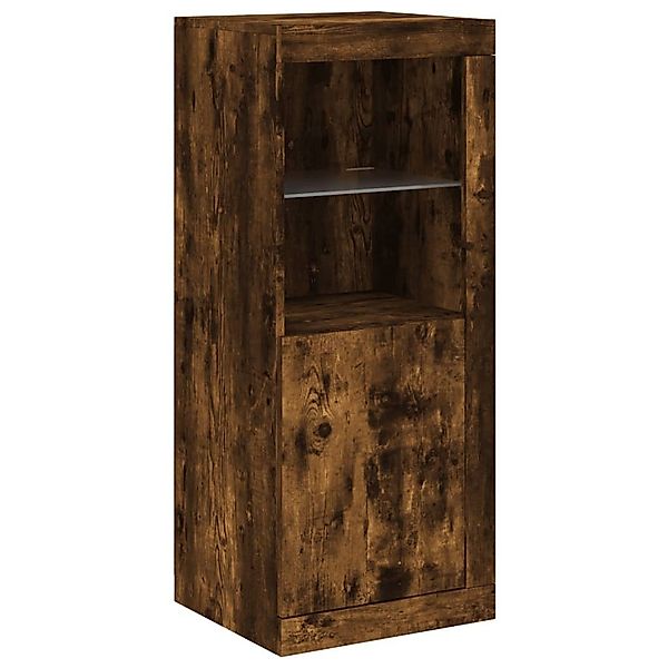 vidaXL Sideboard Sideboard mit LED-Leuchten Räuchereiche günstig online kaufen