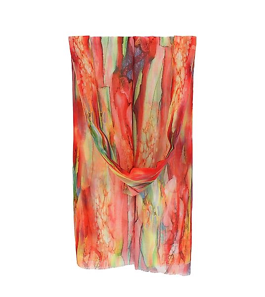 ZEBRO Modeschal Sommertuch Aquarellfarben günstig online kaufen