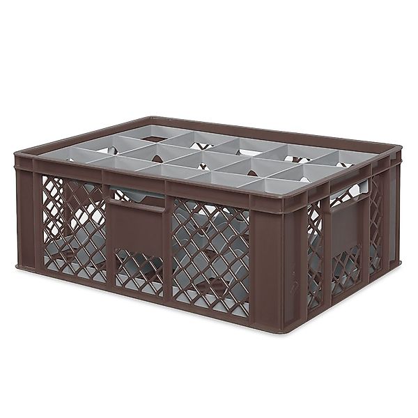 BRB-Lagertechnik Aufbewahrungskorb Gläserkiste 600x400 mm für günstig online kaufen