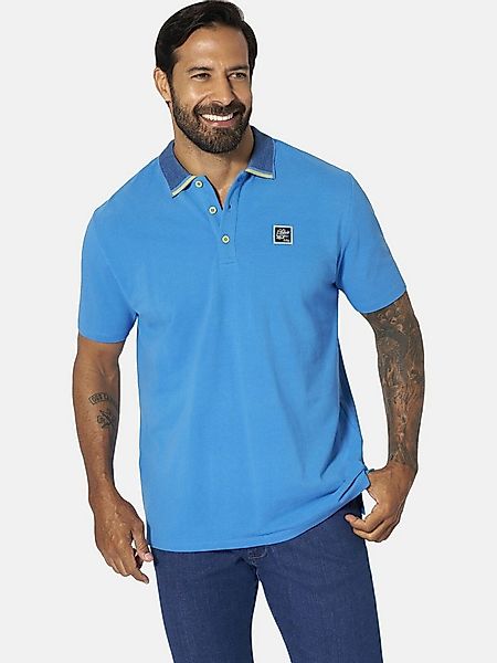 Jan Vanderstorm Poloshirt MORLAN mit Kontrastdetails günstig online kaufen