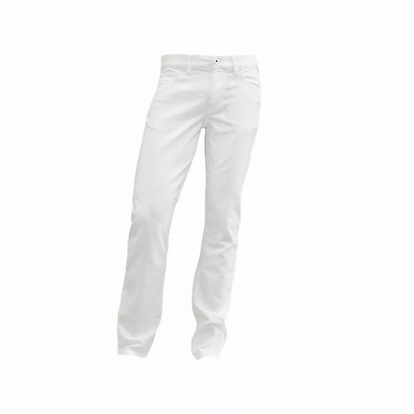 Alberto 5-Pocket-Jeans weiß regular fit (1-tlg) günstig online kaufen