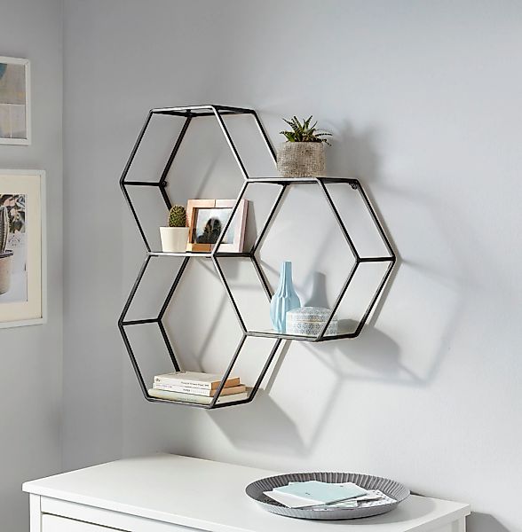 Leonique Deko-Wandregal "Lenia" Elegant, Schwarz günstig online kaufen