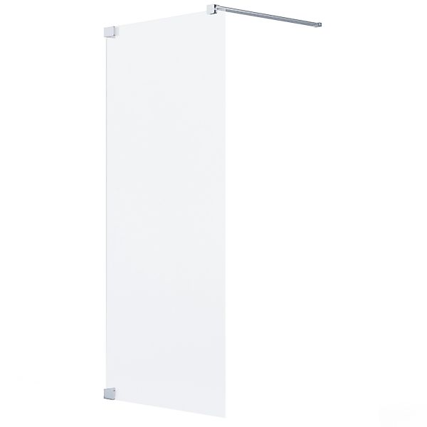 Schöner Wohnen Duschabtrennung Walk-In Silbermatt 120 cm x 200 cm Anschlag günstig online kaufen