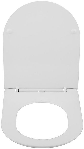 WENKO WC-Sitz Modell Galati, aus Duroplast, ultraflach, D-Form, mit Absenka günstig online kaufen