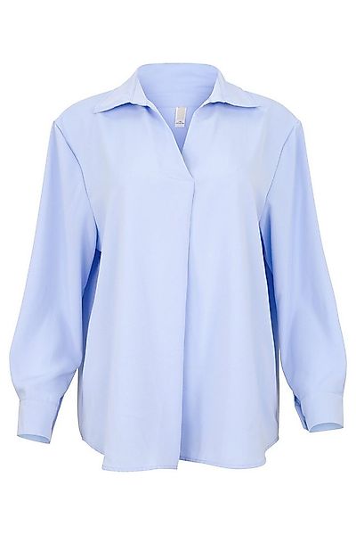 malito more than fashion Schlupfbluse Basic Bluse Uni 2300 elegante langarm günstig online kaufen