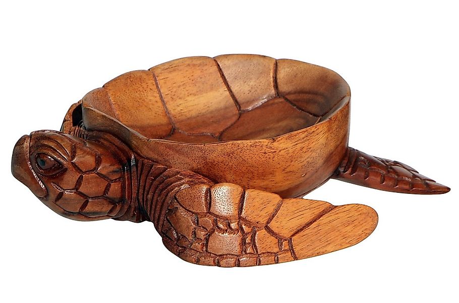 Wogeka Dekoschale Holz-Schale Schildkröte Snackschale Dekoration günstig online kaufen