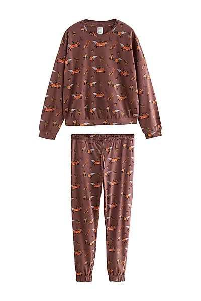 Next Pyjama Langärmeliger Pyjama aus Baumwolle günstig online kaufen