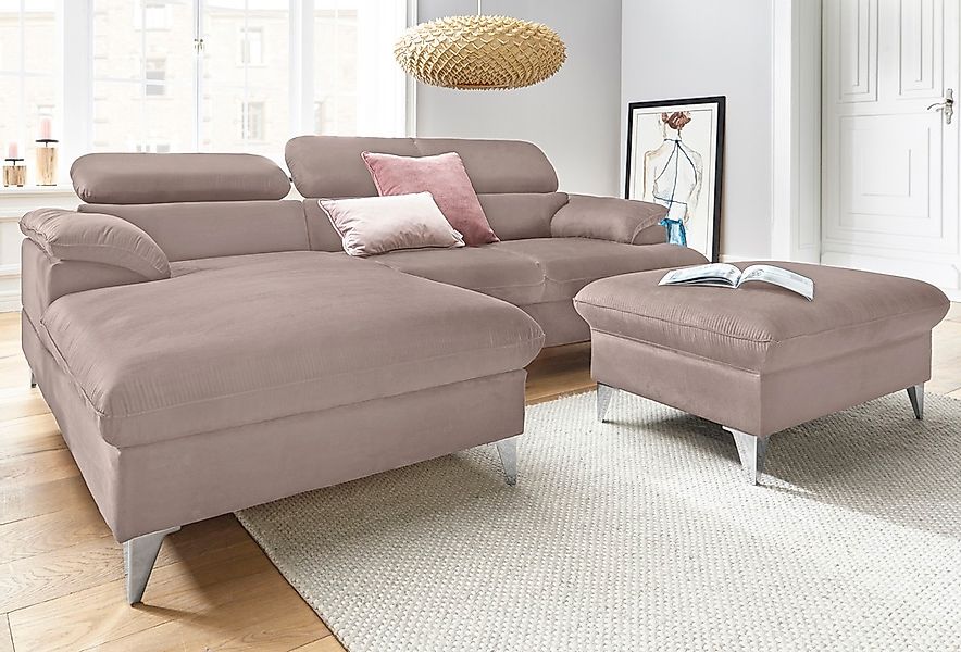 COTTA Polstergarnitur "Caluso L-Form", (2 tlg.), Set bestehend aus: Ecksofa günstig online kaufen