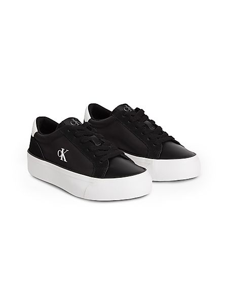 Calvin Klein Jeans Plateausneaker "VULC FLATFORM MG NYLON MIX", Schnürschuh günstig online kaufen