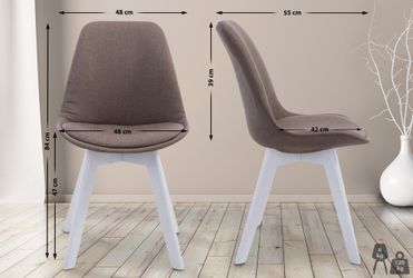 CLP Esszimmerstuhl Borneo, Stoff-Bezug, Lehnstuhl mit günstig online kaufen