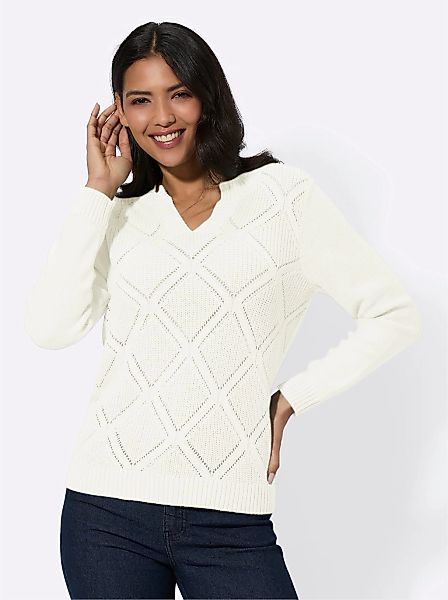 Classic Basics Ajourpullover "Langarm-Pullover" günstig online kaufen