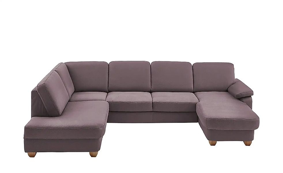 meinSofa Wohnlandschaft  aus Kunstleder Oliver ¦ lila/violett ¦ Maße (cm): günstig online kaufen