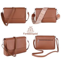 MIRROSI Umhängetasche Damen Crossbody Bag, Echtleder günstig online kaufen