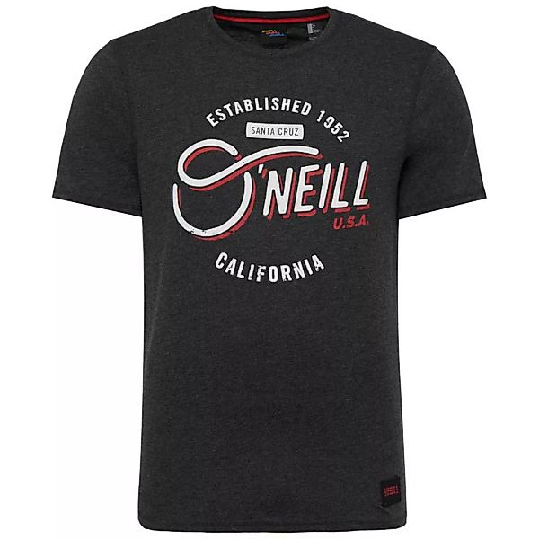 O´neill Malapai Cali Kurzärmeliges T-shirt S Dark Grey Melee günstig online kaufen