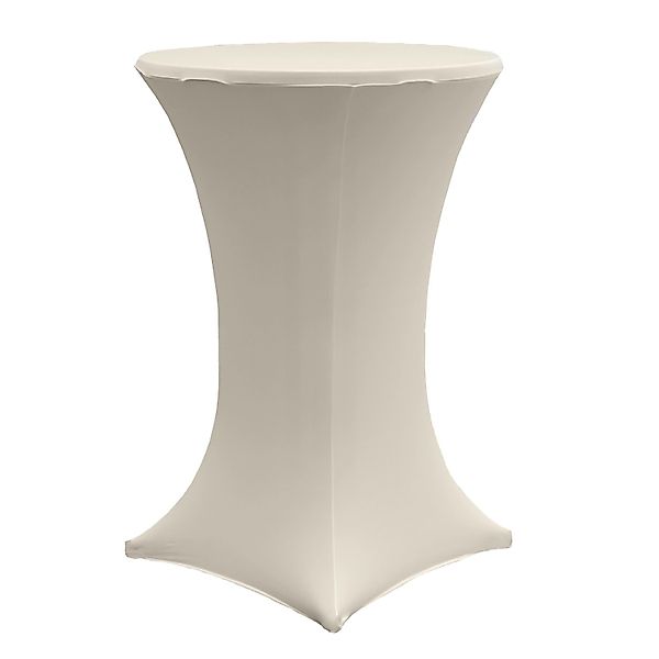 TRUTZHOLM Stehtischhusse Stretch 70cm Beige günstig online kaufen