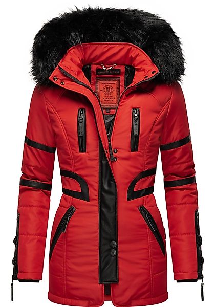 Navahoo Wintermantel "Moony", stylischer Damen Winter Jacke mit Kapuze günstig online kaufen