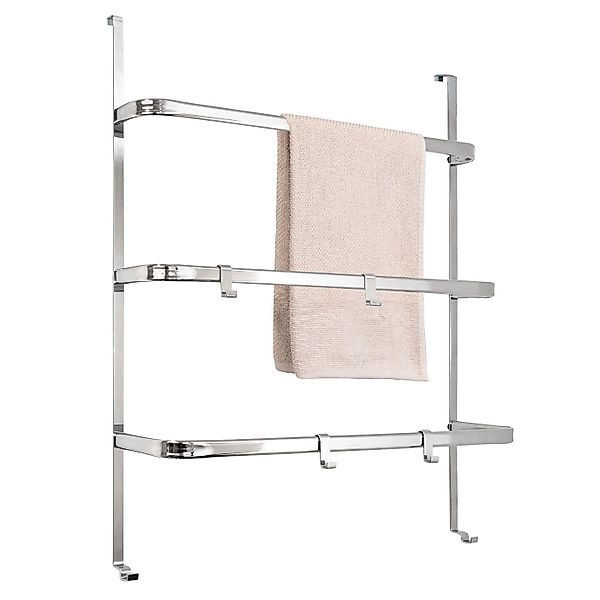 bremermann Handtuchhalter Tür-Hängeregal aus Metall, 3 Handtuchstangen und günstig online kaufen