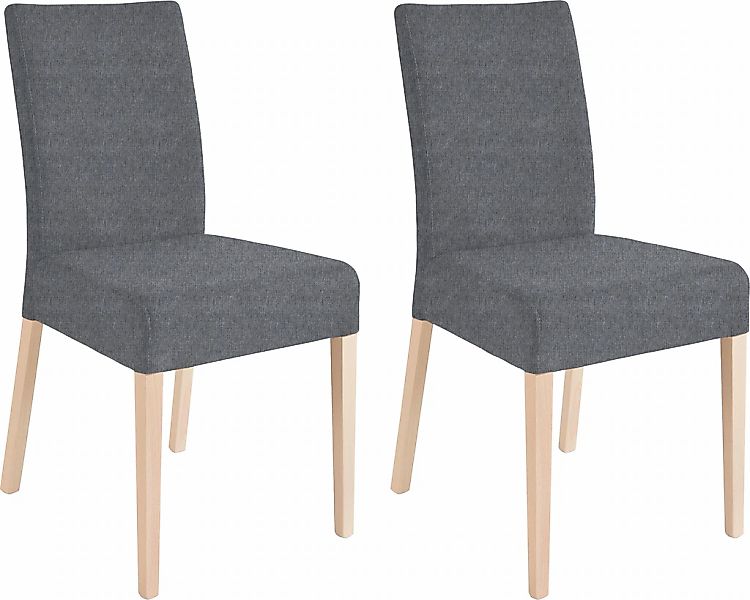 Home affaire 4-Fußstuhl "Umag" (Set) 2 Stk.Sitz und Rücken gepolstert günstig online kaufen