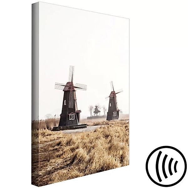 Leinwandbild Wooden Windmill (1 Part) Vertical XXL günstig online kaufen