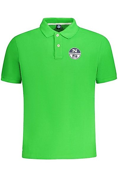 North Sails Poloshirt Herren Kurzarm-Poloshirt Grün mit Knöpfen und günstig online kaufen