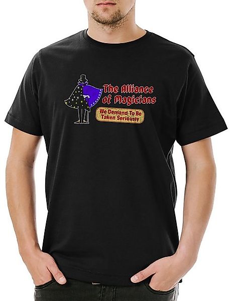 Urban Backwoods Print-Shirt Alliance Of Magicians Herren T-Shirt Arrested S günstig online kaufen
