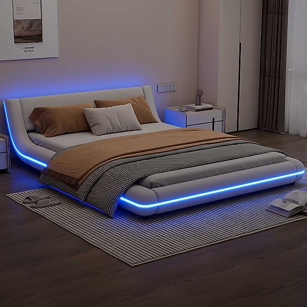 BlingBin Polsterbett Bodenbett (1-tlg., mit LED-Umgebungsbeleuchtung, günstig online kaufen