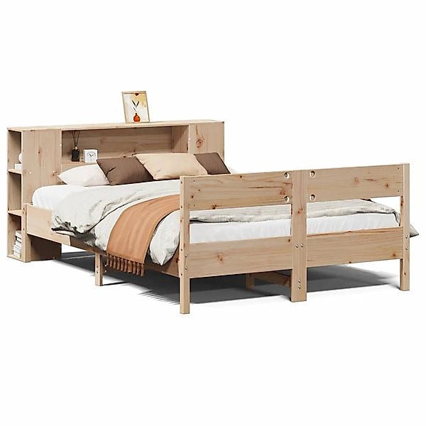 vidaXL Bücherregalbett ohne Matratze 120x200 cm Massivholz Kiefer 3322951 günstig online kaufen
