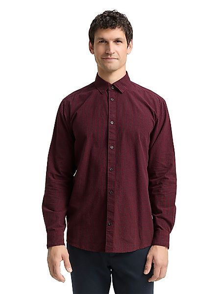 TOM TAILOR Langarmhemd mit Karomuster günstig online kaufen