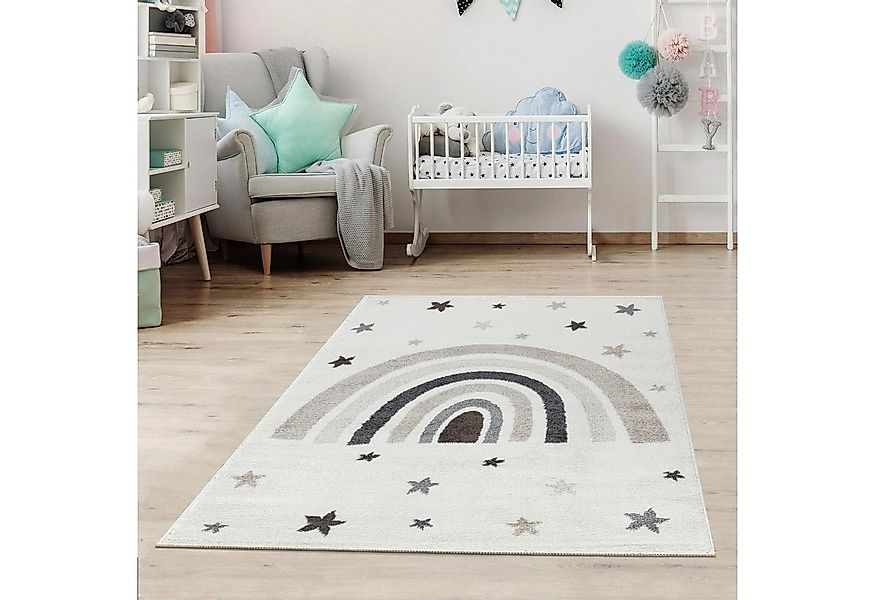 Jimri Kinderteppich DOT´S Teppiche für Kinderzimmer, Kinderzimmerteppich, T günstig online kaufen