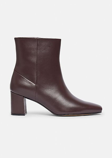 comma Stiefel Stiefeletten aus glattem Rindsleder günstig online kaufen